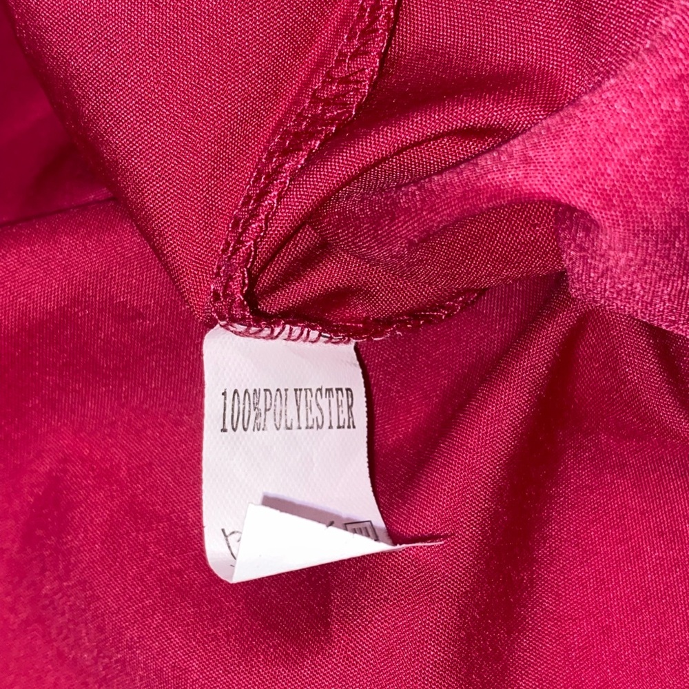 Chic Pink Ruffle Sleeve Blouse - Picture 6 of 6